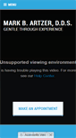 Mobile Screenshot of markartzerdds.com